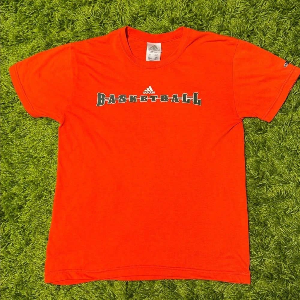 Vintage‎ adidas Miami Hurricanes Basketball T shirt